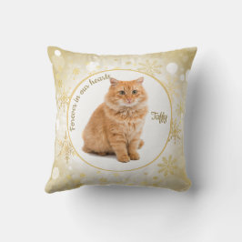 Almofada Ornamento Memorial do Cat Pet