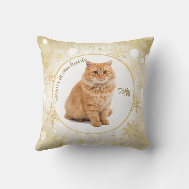 Almofada Ornamento Memorial do Cat Pet (Verso)