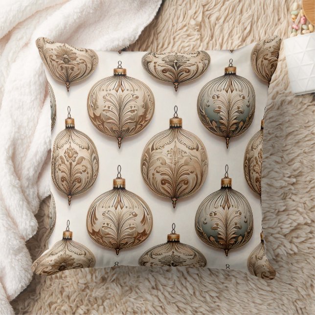 Almofada Ornate Circle Ornaments - Baroque & Quilted (1) (Cobertor)
