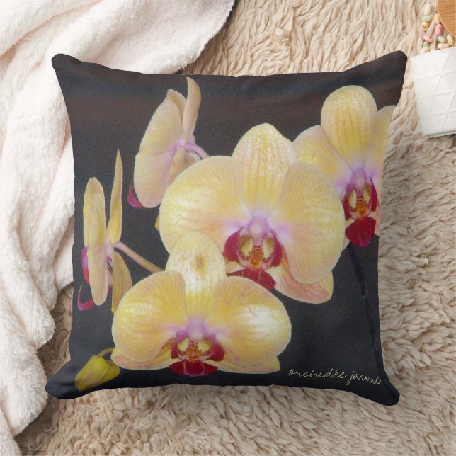 Almofada Orquídea amarela (Cobertor)