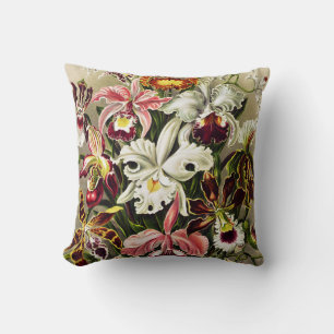 Almofada Orquídeas, Orquídeas Denusblumen Ernst Haeckel