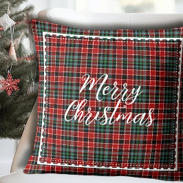 Almofada Ortografia de Xadrez Moderna Feliz Natal