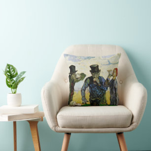 Almofada Os Bebedores por Vincent van Gogh