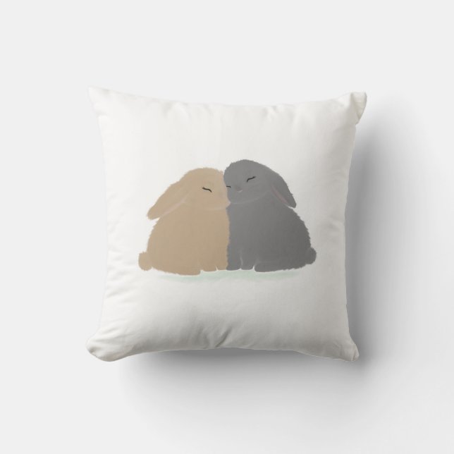 Almofada Os Coelhinhos do Amor  (Frente)