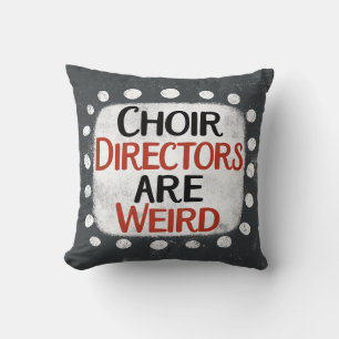 Almofada Os diretors do coro são Travesseiro decorativo est