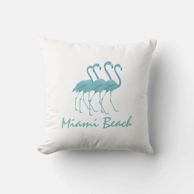 Almofada Os flamingos personalizam (Frente)