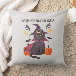 Almofada Os Gatos de Bruxas Governam O Mundo