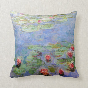 Almofada Os lírios de água de Claude Monet