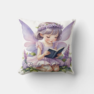 Almofada Os Livros De Leitura De Fada De lavanda De Água Sã