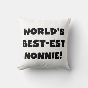 Almofada Os melhores presentes nonnie do mundo em texto neg