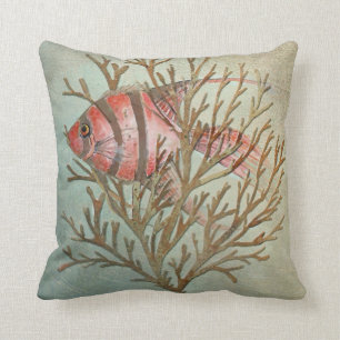 Almofada os peixes tropicais descansam, Copyright Karen J