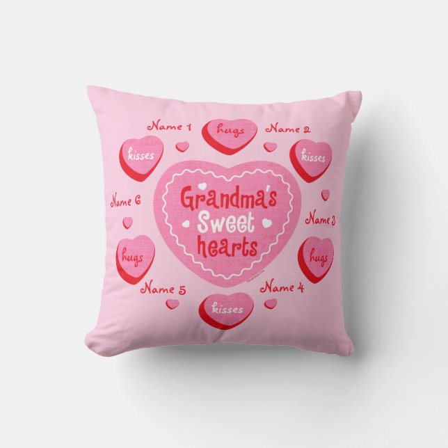 Almofada Os queridos da avó personalizados (Frente)