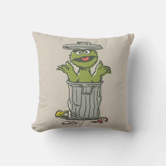 Almofada Oscar, o Grouch Vintage 1 (Frente)
