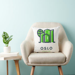 Almofada Oslo Noruega Europa — Cidade Verde Sustentável