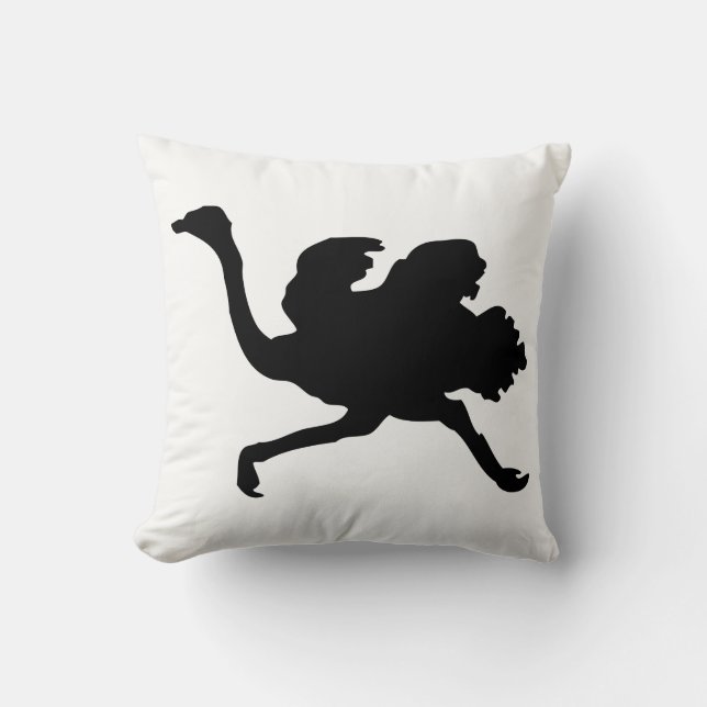 Almofada Ostrich Silhouette (Frente)