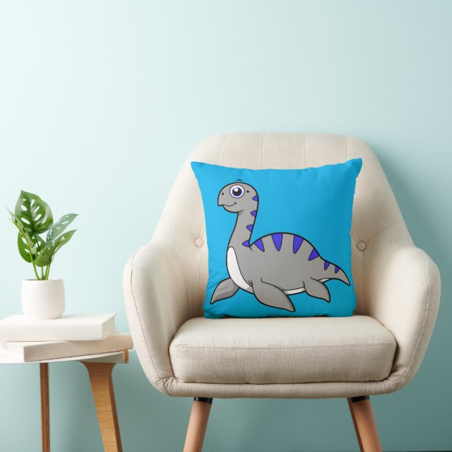 Almofada Ótima Ilustração De Um Monstro De Loch Ness. (Cadeira)