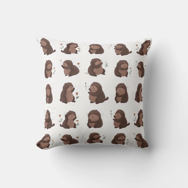 Almofada Otto the Brown Mole Pillow (Frente)