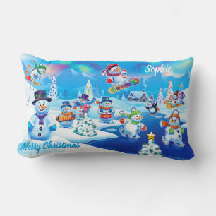 Almofada ou travesseiro lombar de Natal para crian