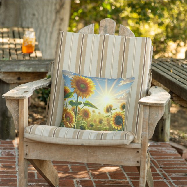 Almofada Ouro Abraça Girassol (Cadeira)