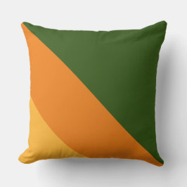 Almofada Ouro Amarelo Verde Floresta Retroativa