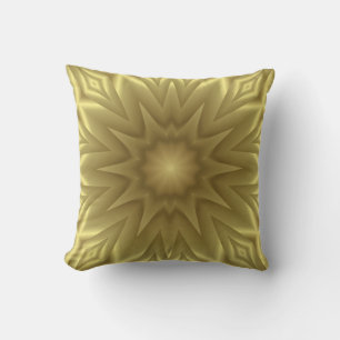 Almofada Ouro Aura: Fundo Amarelo Na moda