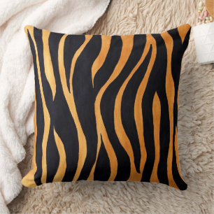Almofada Ouro de impressão animal e Travesseiro decorativo