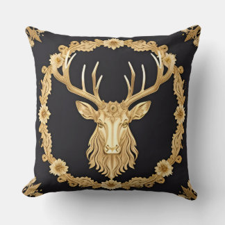 Almofada Ouro de Stag Ornamental