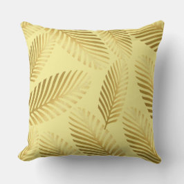 Almofada Ouro Elegante - Travesseiro decorativo de Padrão F