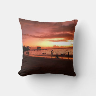 Almofada Ouro Ember Sunset - Caribe Beach Glow