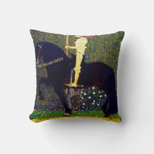 Almofada Ouro Knight, Gustav Klimt