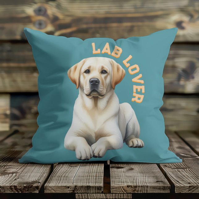 Almofada Ouro Labrador Retriever (Criador carregado)