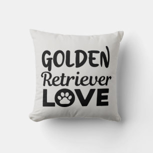 Almofada Ouro Retriever Love Fine Jersey