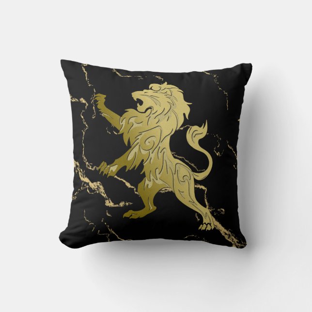 Almofada Ouro Royal Lion (Frente)