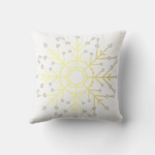 Almofada Ouro Snowflake