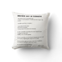 Outro dia no paraíso poema preto branco