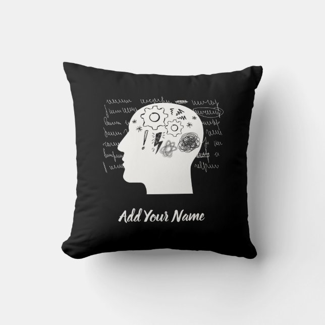 Almofada Overthinker Throw Pillow (Frente)