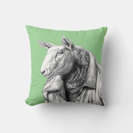 Almofada Ovinos na Jaqueta de Jeans (Moegi)