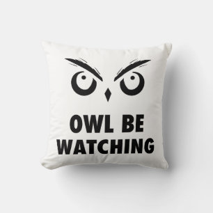 Almofada Owl Be Watching