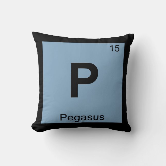 Almofada P - Pegasus Química Grega Símbolo da Tabela Periód (Frente)