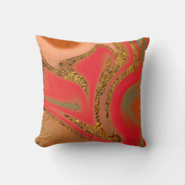 Almofada padrão abstrato.