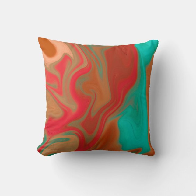 Almofada padrão abstrato. (Frente)