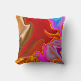 Almofada padrão abstrato.