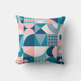 Almofada Padrão abstrato de meados do século