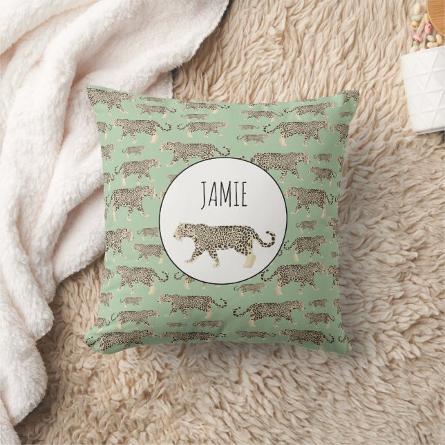 Almofada Padrão Animal Jungle Jaguar (Cobertor)