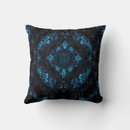 Almofada Padrão caleidoscópico simétrico de Mandala