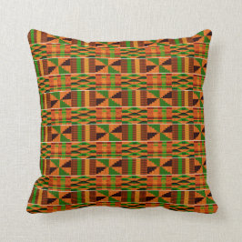 Almofada Padrão Classic Orange Kente K47