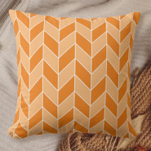 Padrão Clássico Laranja Moderno Peach Herringbone
