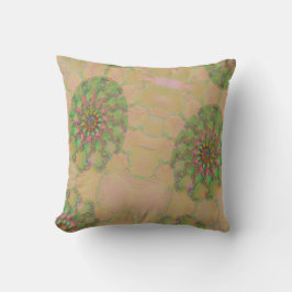 Almofada Padrão Colorido de Arte Abstrato elegante esmaecid