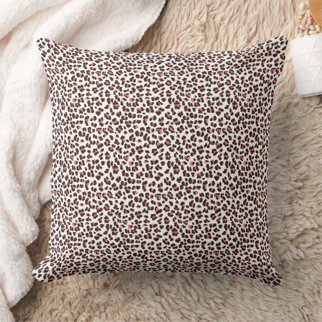 Almofada Padrão contínuo de manchas de leopardo clássico (Cobertor)