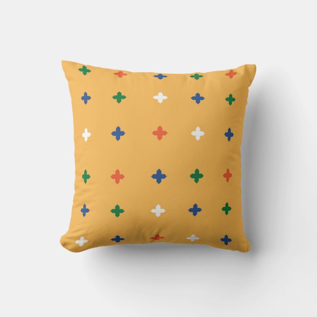 Almofada Padrão Cruzado Minimalista (Frente)